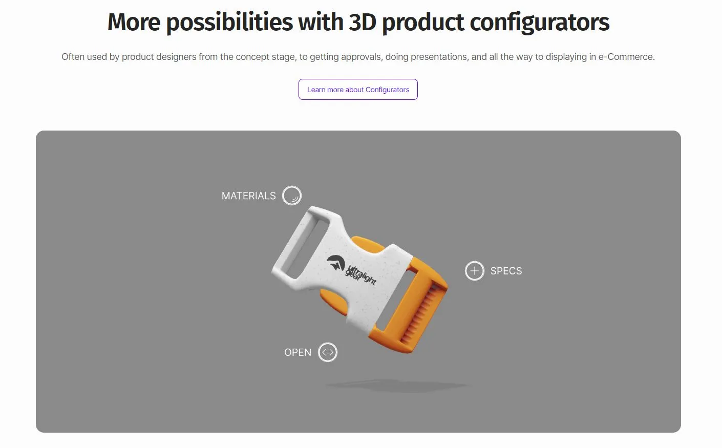 Produits et catalogue 3d