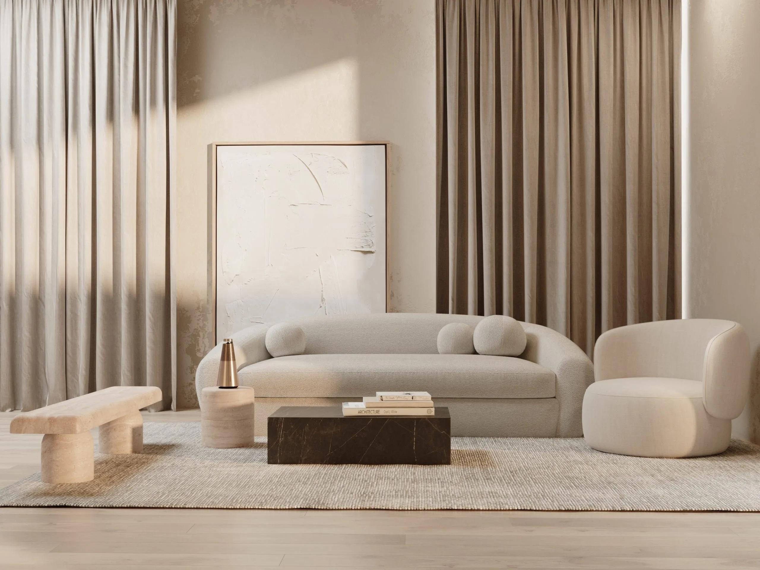 Appartement design salon moderne